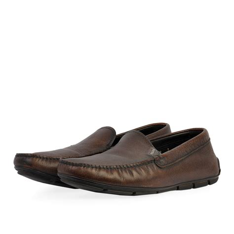 prada loafers mens sale|Prada men's moccasins.